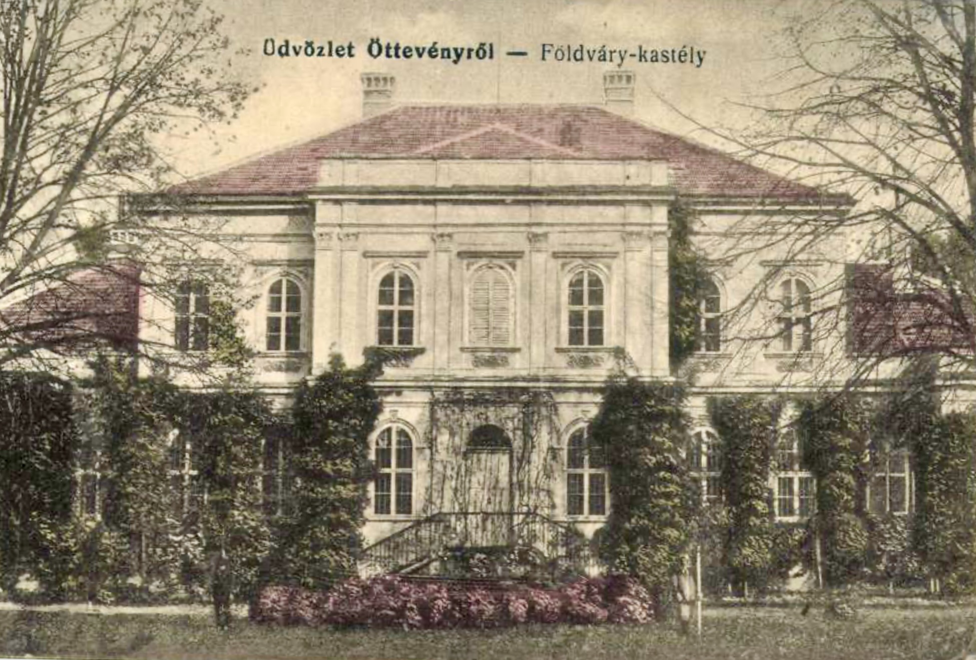 Historische Postkarte Schloss